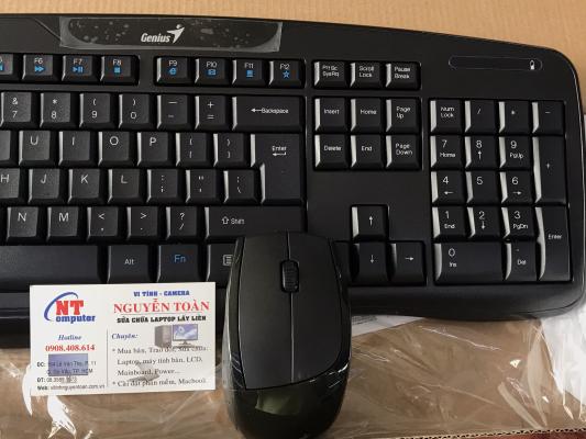 Bàn phím COMBO KHÔNG DÂY GENIUS KB8000 - Chính hãng Bàn phím COMBO KHÔNG DÂY GENIUS KB8000 - Chính hãng