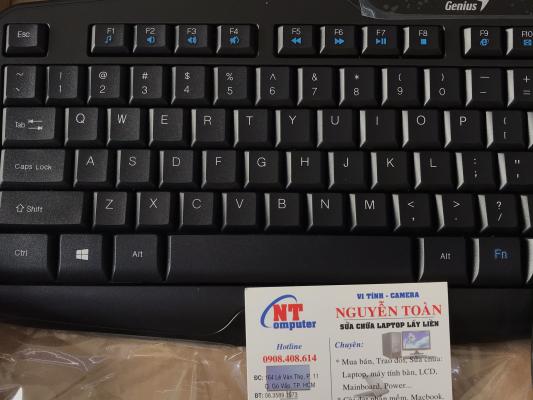 Bàn phím COMBO KHÔNG DÂY GENIUS KB8000 - Chính hãng Bàn phím COMBO KHÔNG DÂY GENIUS KB8000 - Chính hãng