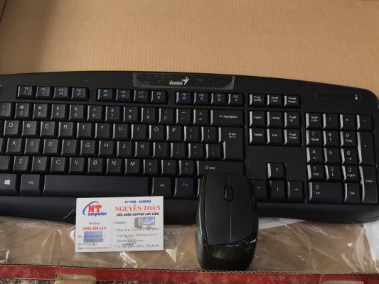Bàn phím COMBO KHÔNG DÂY GENIUS KB8000 - Chính hãng Bàn phím COMBO KHÔNG DÂY GENIUS KB8000 - Chính hãng