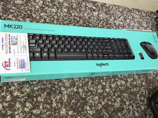 Bàn phím COMBO KHÔNG DÂY LOGITECH MK220 Bàn phím COMBO KHÔNG DÂY LOGITECH MK220