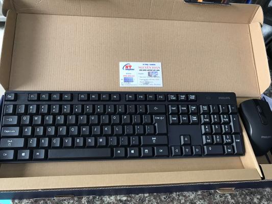 Bàn phím COMBO KHÔNG DÂY PHILIPS C501 - Chính hãng Bàn phím COMBO KHÔNG DÂY PHILIPS C501 - Chính hãng