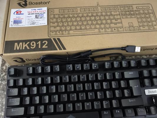 Bàn phím BÀN PHÍM CƠ BOSSTON MK912 - Chính hãng Bàn phím BÀN PHÍM CƠ BOSSTON MK912 - Chính hãng